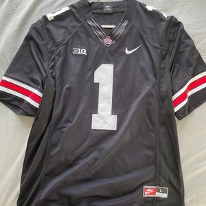 L Black Ohio State Braxton Miller #1 Jersey